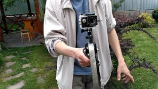 DIY – testing steadicam prototype printed on 3d printer.