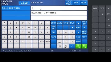 CL7200 Label & Floating Setting Method