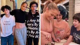 Jennifer Lopez Gets Emotional as Twins Max & Emme Turn 18 