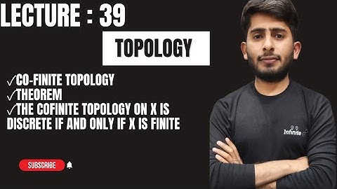 Theorem: The Cofinite Topology on X is Discrete if and only if X is Finite||Cofinite Topology||