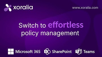 Xoralia: Policy management software for SharePoint, Microsoft 365