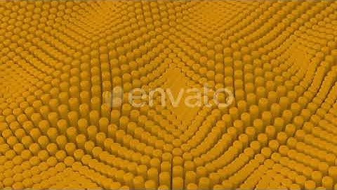 Abstract yellow background with cylinders | Motion Graphics - Envato elements