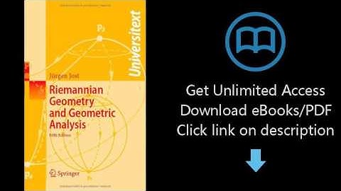 Download Riemannian Geometry and Geometric Analysis (Universitext) [P.D.F]