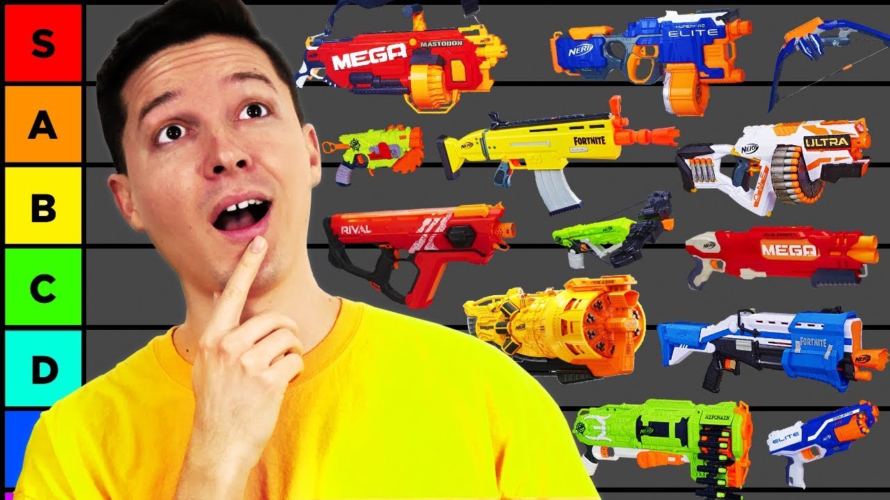 The NERF Gun Tier List! - YouTube