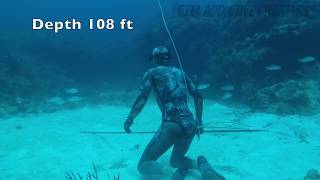 Spearfishing with Riley Whitelum and William Trubridge Long Island Bahamas