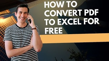How to Convert PDF to Excel using IlovePDF online for free - 2022