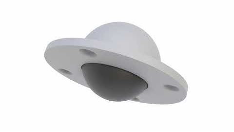 3D model of a furniture caster. Superhive, CGtrader, Cults3d (no sound)