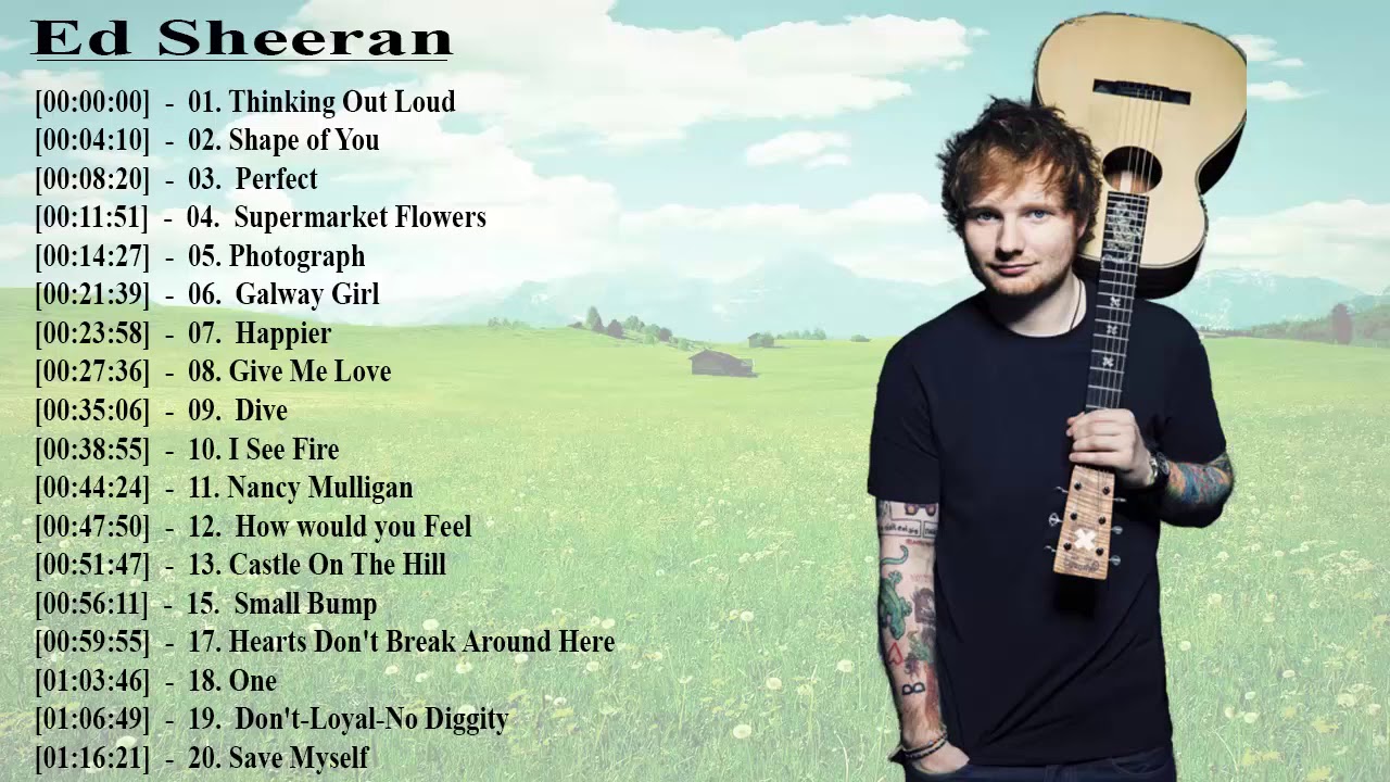 Ed Sheeran Greatest Hits || Best Songs Of Ed Sheeran - YouTube