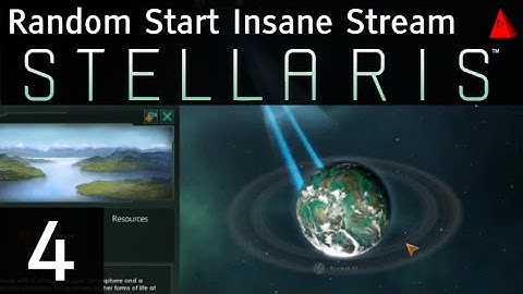 Stellaris Insane Difficulty Random Start #4 - Chat Named Gaia World - Twitch Stream - Wormhole