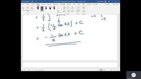 Using double angle identities to solve integrals (Part 1)