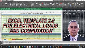 Automatic Schedule of Electrical Loads and Computation in Excel and AutoCAD (Excel Template 2.0)
