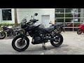 Triumph tiger 1200 desert edition special edition in sandstorm tan walk around