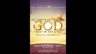 The Power of Trusting God - Daily Devotional - Part 2