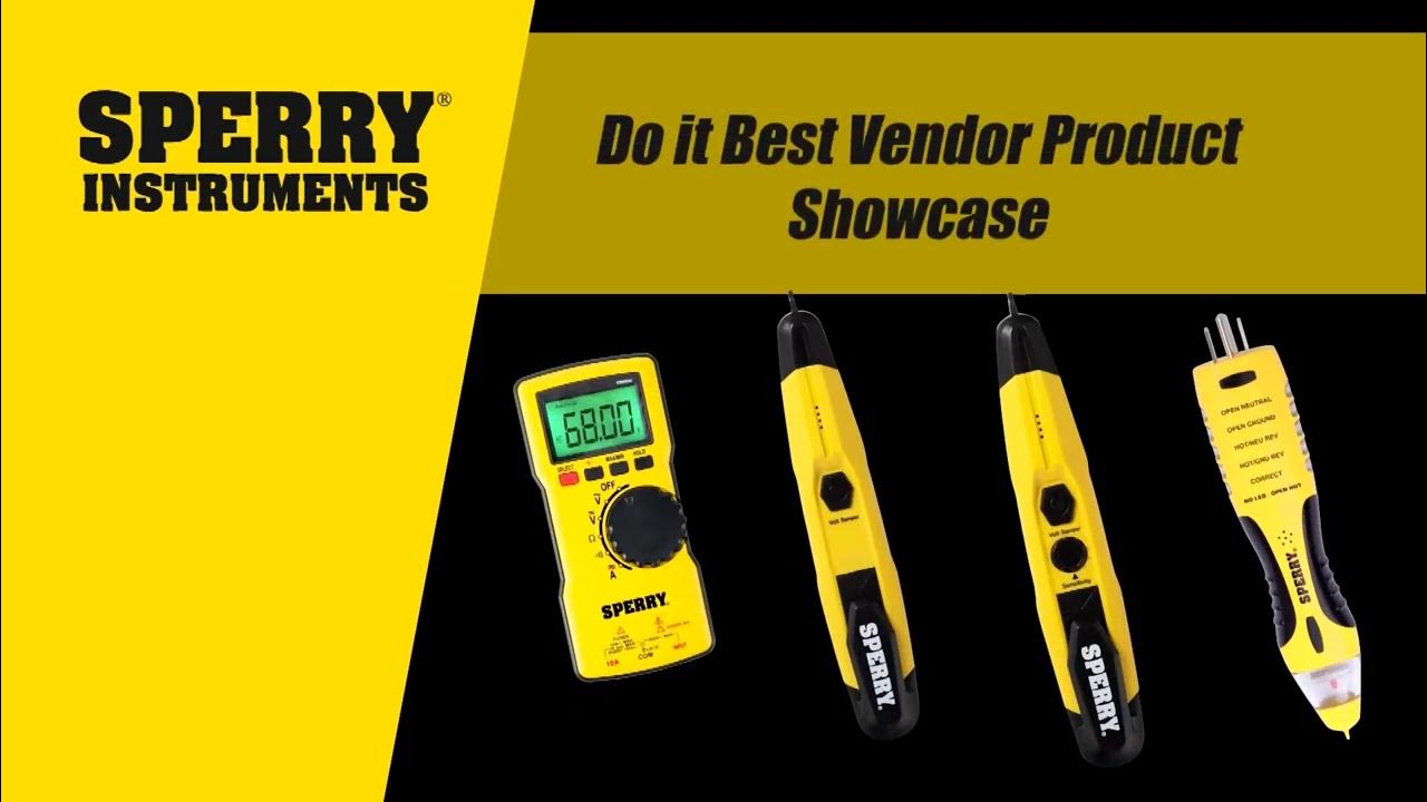 GB Electrical Sperry voltage testers at Do it Best YouTube