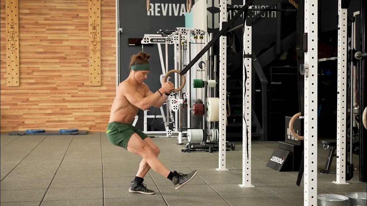 Ring Supported Pistol Squat YouTube