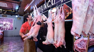 Butcher Shop Sells 5 Tons of Beef And Lamb Meat in a Day | How to Butcher a Cow? Turkish street food