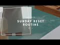 Sunday reset // episode 1 of getting my life together