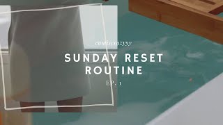 Sunday reset // episode 1 of getting my life together