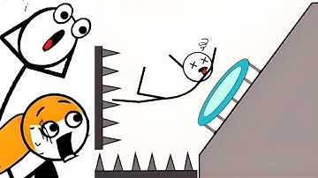 Draw Line Puzzle WEEGOON | All Game Levels 41-60 | Funny Stickman Puzzle Gameplay #puzzle #funny