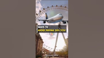 Save 20% TCS tax on foreign travel #airways #airindia #travel #india #tcs #tax #aeroplane #foreign