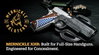 When concealment, comfort, and draw speed all matter—meet the Mernickle Extreme High-Rise Holster.