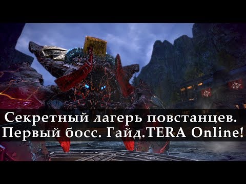 Видео: Секретный Лагерь Повстанцев. Гайд. Первый босс. TERA Online