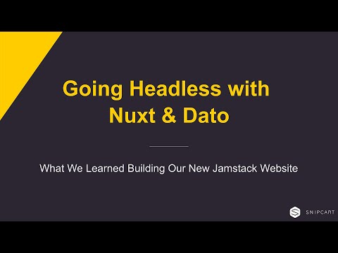 Going Headless with Nuxt.js & Dato CMS