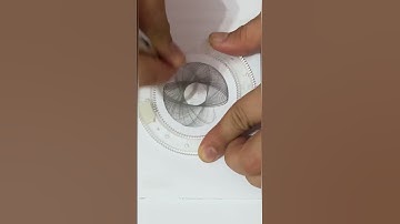 How many triangles were drawn? #spirograph #shorts #2025