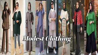 Modest Clothingملابس محجبات موضة خريف 20232024 Modest Fashion Hijab Fashion