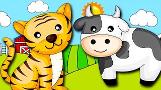 Wild & Farm Animals Game Compilation! | FUN Animal Puzzles & Songs for Kids! | Kids Learning Videos screenshot 5