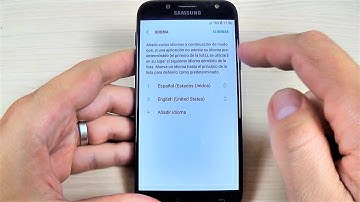 Samsung Galaxy J3, J5, J7 (2017) - How to Change the Language