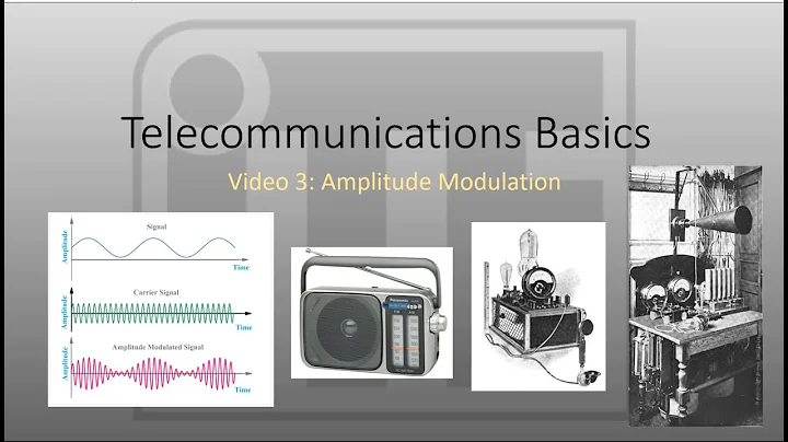 Telecommunications - Part 3 - Explanation of  Amplitude Modulation - HSC Engineering Studies
