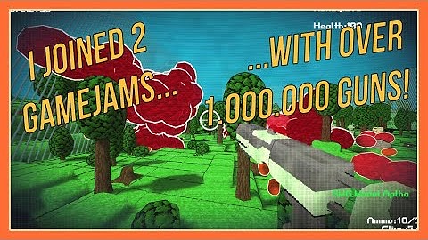 Game Devlog | I Joined 2 Gamejams...With Over 1 Million Guns! | Procjam | 7dfps