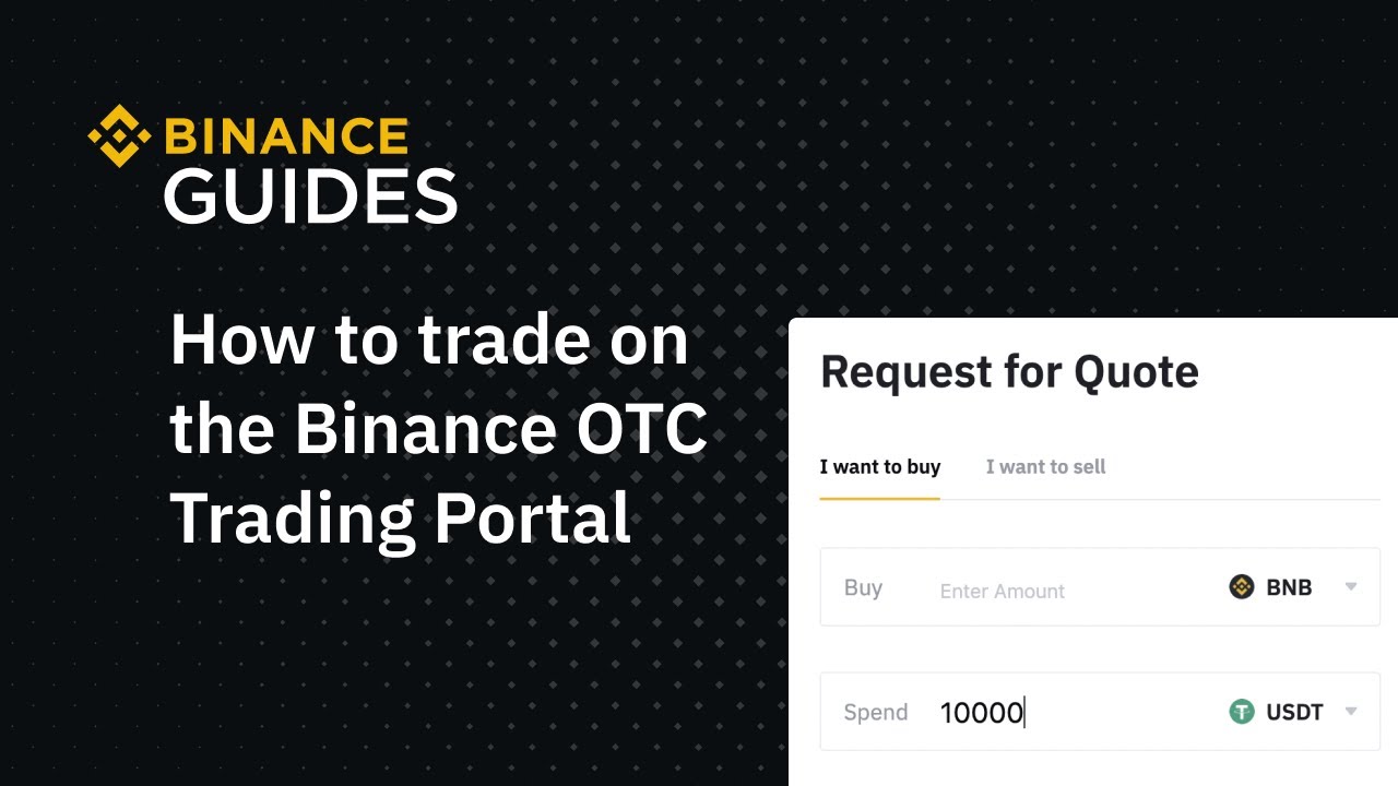 binance otc trading portal
