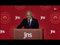 Israeli Prime Minister Benjamin Netanyahu addresses JNS International Policy Summit