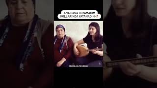 Ana sana doyamadım kollarında yatmadım Resimi