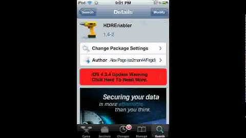 How To Enable HDR Pictures Ipod Touch 4g