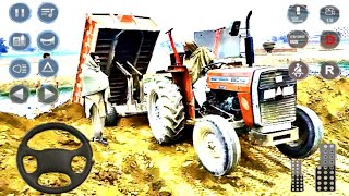 Enjoy big farm tractor trolley with smooth driving in this tractor wala game screenshot 4