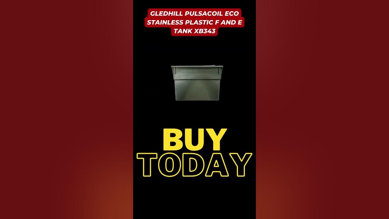 Gledhill Pulsacoil ECO Stainless Plastic F And E Tank XB343 www gledhill-pulsacoil-eco-stainless-plastic-f-and-e-tank-xb343-www