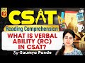 What is Verbal Ability in CSAT? | CSAT Reading Comprehension Series | StudyIQ IAS