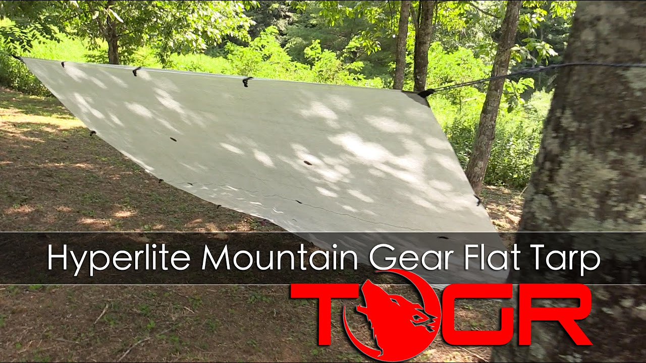 How to Setup The Hyperlite Mountain Gear Flat Tarp in an A-Frame