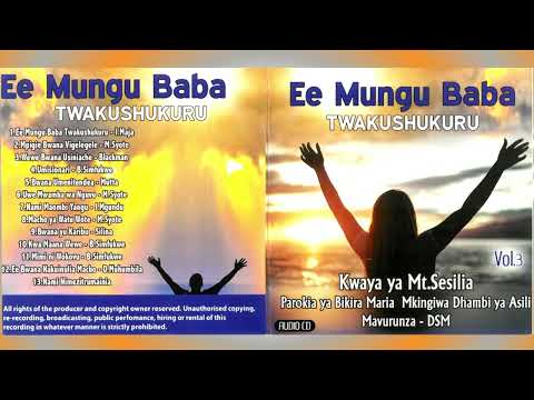 Albamu Ya Sauti Audio Ya Kwaya Ya Mt Sesilia Mavurunza Toleo La 3 