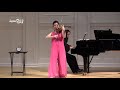 Karisa Chiu performs Hubay's Carmen Fantasie Brilliante Op. 3, No. 3