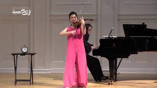 Karisa Chiu performs Hubays Carmen Fantasie Brilliante Op. 3, No. 3