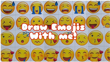Emojis Drawing || Easiest Way to Draw Viral Emojis!