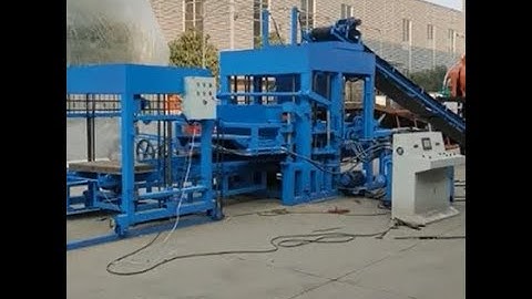 China LangPu QT5-15 full automatic concrete block making machine