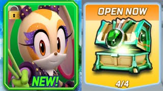 Sonic Forces Drummer Cream New Character Coming Soon Update - Open Emerald Chest All Cream Runners