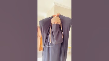 Three layer abeerah khimah😍💖 #shorts #style #islamic