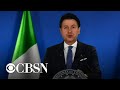 Italian Prime Minister Giuseppe Conte resigns