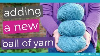How to join a new skein of yarn (for beginners) 